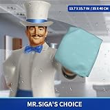 MR.SIGA Ultra Fine Microfiber Cloths Glass 6 Pack 35 x 40 cm 13.7 x 15.7 view 2