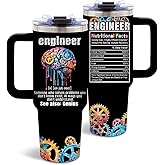 DUUV Engineering Gifts for Men, Engineer's Insulated Tumbler 40 Oz, Christmas Retirement Graduation Birthday Gifts for Engineers for Engineering Coworker Student, 1PCS