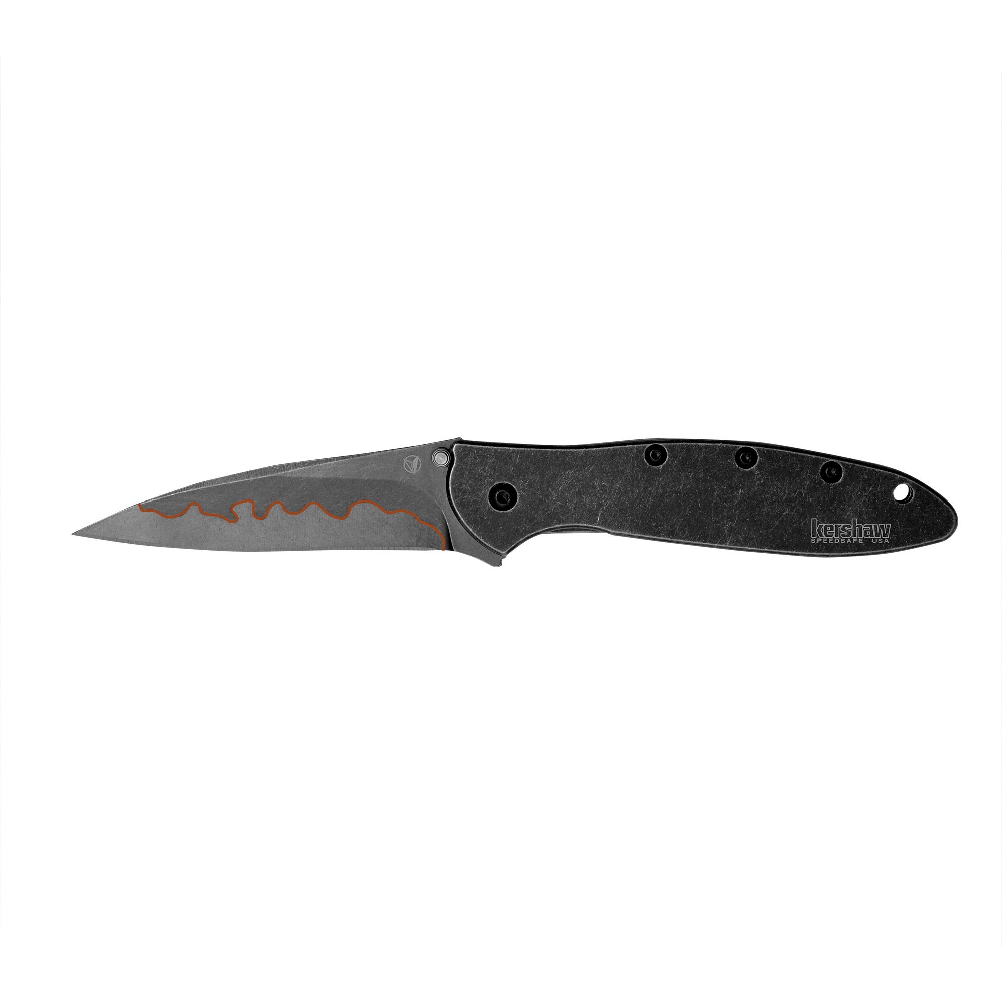 Kershaw Composite BlackWash Leek Pocket Knife (1660CBBW); 3" Patented Composite eBay