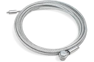 Anvpkun 02-05 Drywall Lift Replacement Cable Compatible with Panellift Drywall Lifter 138-2/125, 1/8" Steel Wire Rope, 158" (