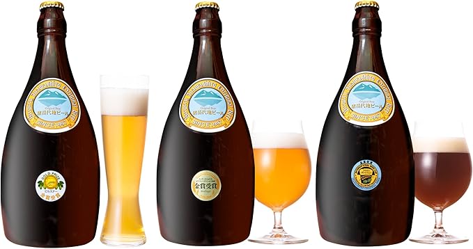 Amazon Co Jp 猪苗代地ビール 1l 3本 セット ピルスナー ヴァイツェン ブラウンヴァイツェン 食品 飲料 お酒