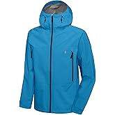 Little Donkey Andy Men's High-performance 3L Hard Shell Waterproof Rain Jacket Breathable Rain Gear for Hiking,Travelling