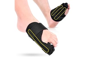 SYLONG Broken Big Toe Splint Brace, Fracture Big Toe Protector for Dislocations, Injuries, Sprains, Support with 2 Stainless Steel Plate - (Left)