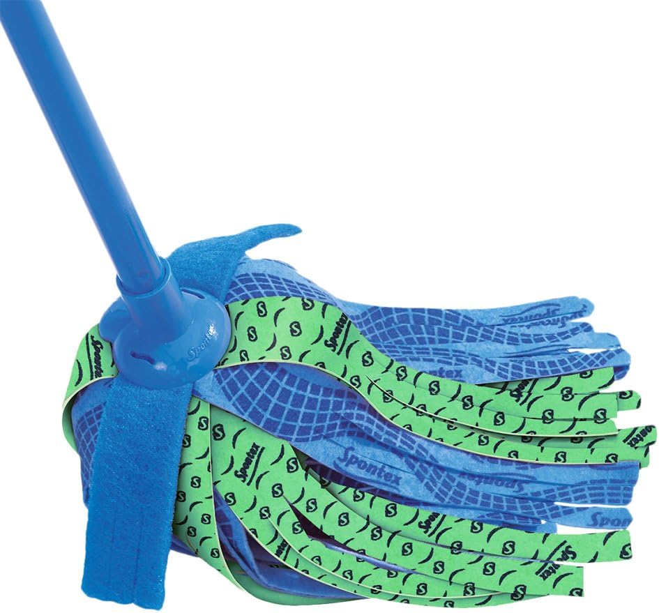 Spontex Multi + Fringe Mop, Blue