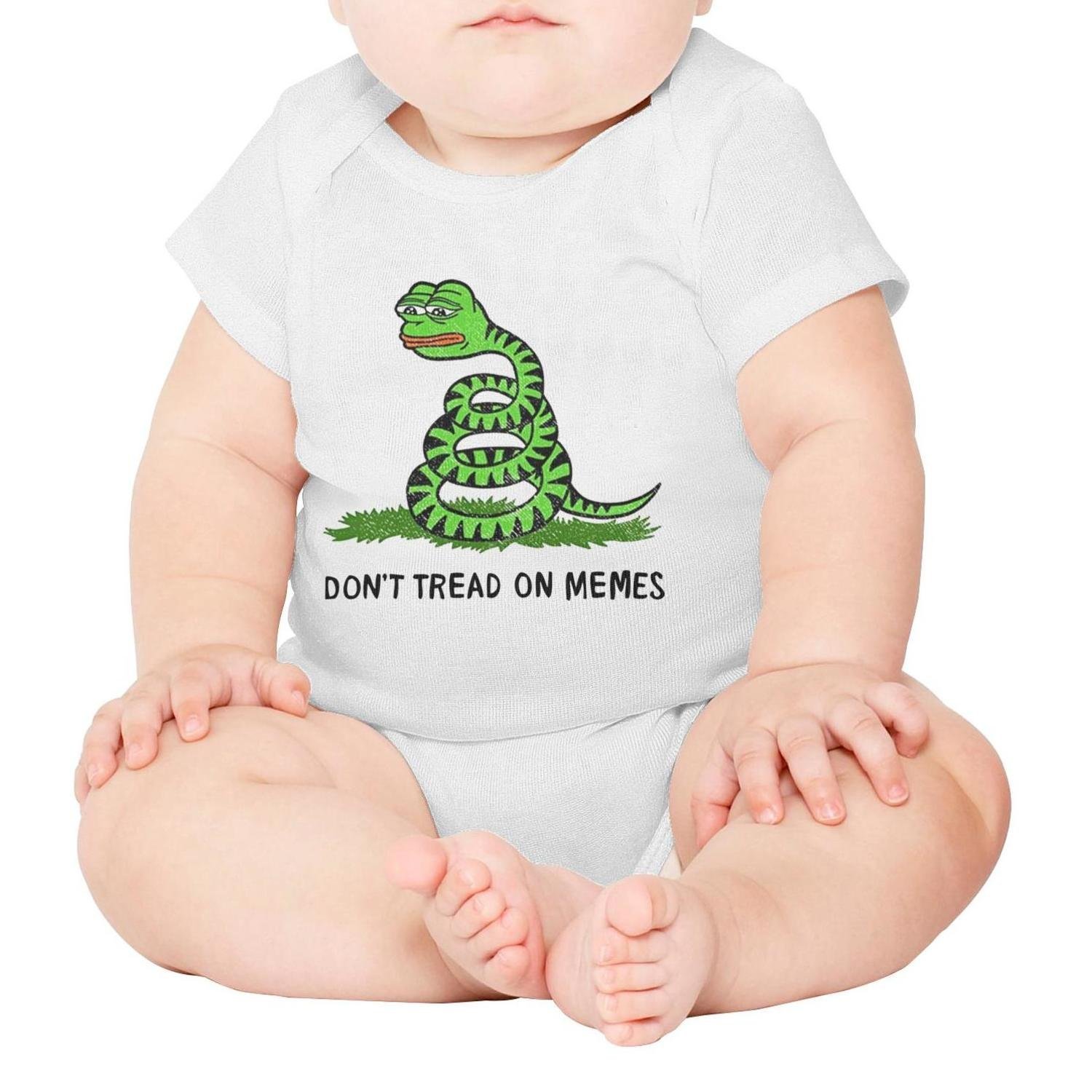 Amazon Com Snake Don T Tread On Memes Short Sleeve Baby Onesies