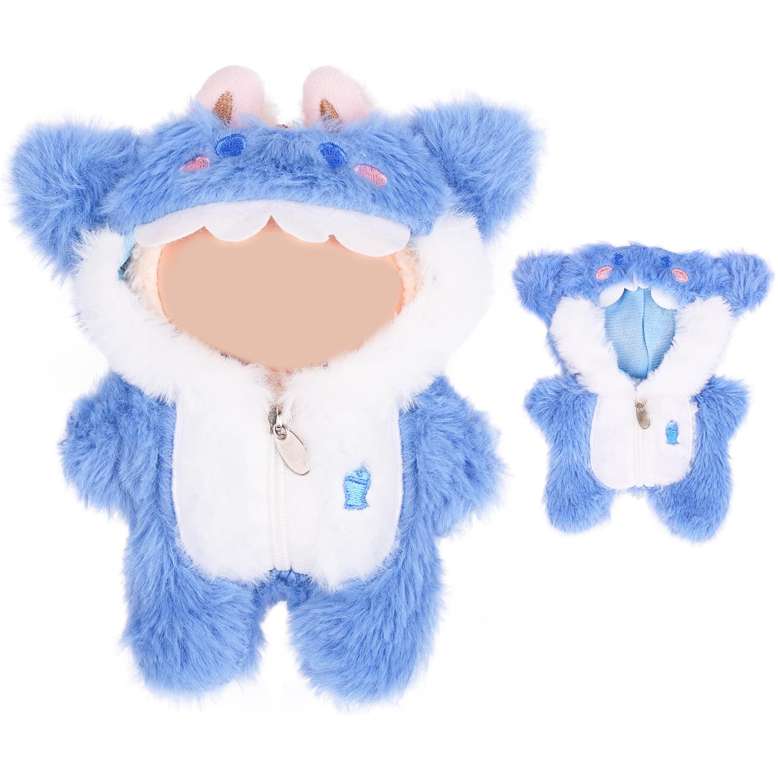 Vicloon Doll Clothes For 17cm Dolls, Clothes & Accessories for Plush Dolls, Cute Shark COS Costume, Birthday Holiday Present for Girls (No Doll)