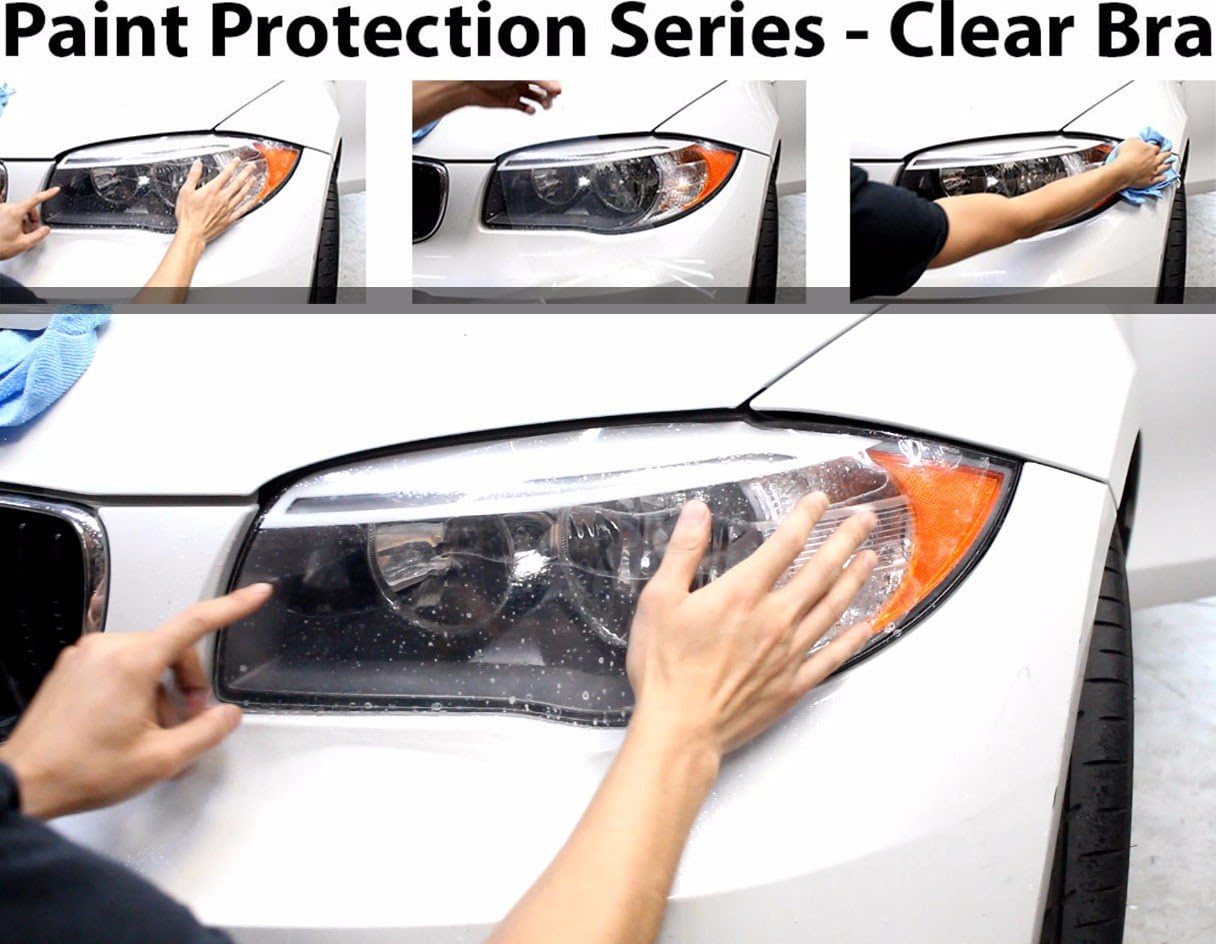 CloudWorks Headlight Perfect Fit PreCut Sheets Paint Protection Clear Bra Film Kit for 2007-2012 Mazda CX-7
