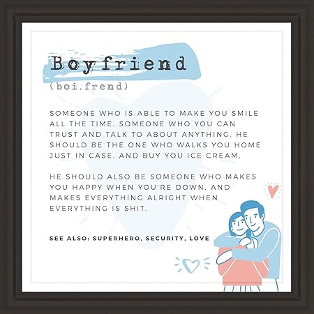 appreciation present for boyfriend