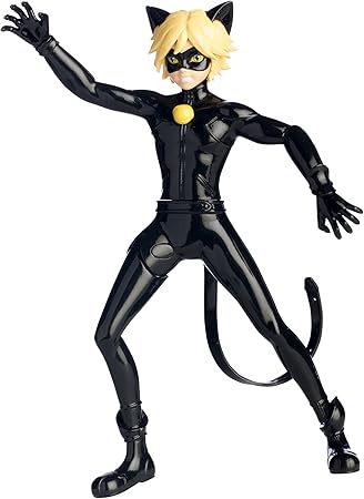 Bandai Miraculous Ladybug Figurine à Fonction 19 Cm Chat Noir Cataclysme 39732