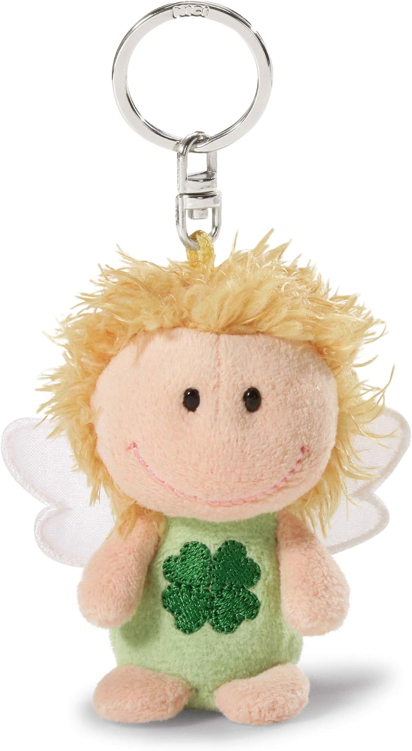 NICI Guardian Angel 'I'll Bring You Good Luck' Keyholder (Green), 7 cm