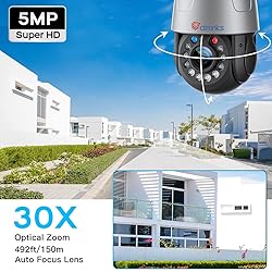 Ctronics 30X Optical Zoom 5MP Security Camera