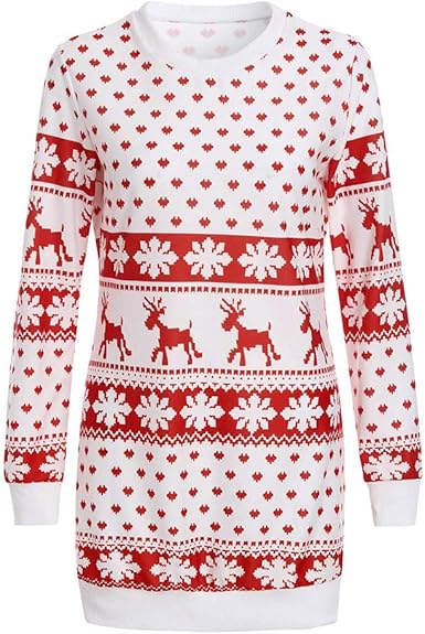 christmas jumper tunic dress