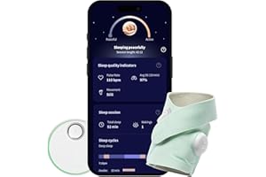 Owlet Dream Sock - Smart Baby Monitor View Heart Rate and Average Oxygen O2 as Sleep Quality Indicators. Wakings, Movement, a