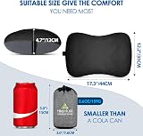 HIKENTURE Ultralight Inflatable Pillow with Removable Cover Neck Support Travel view 7