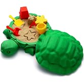 EAMC XHXX Mini Desktop Turtle Sandbox with Soft Sand and Small Tools -Premium Sand Garden for Desk Kit - Mini Zen Garden Kit Gifts Decor Desktop Accessories for Home, Office - Fidget Stress Relief