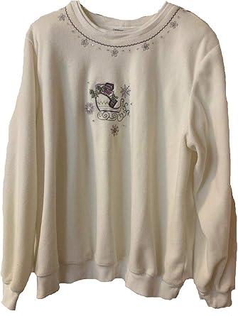 alfred dunner fleece sweatshirts
