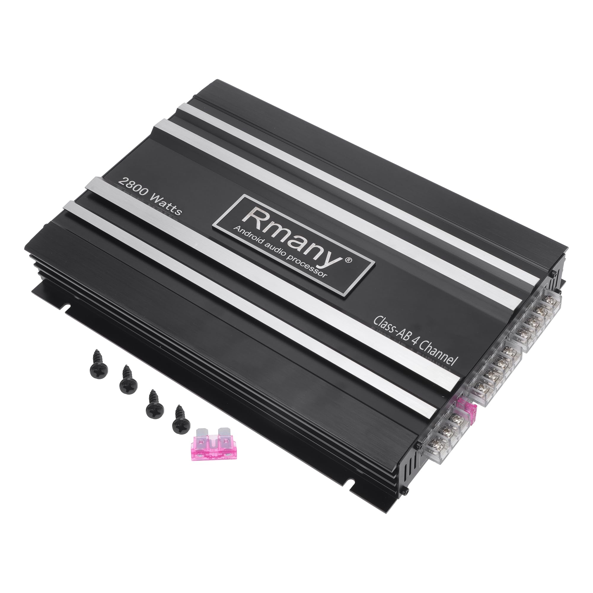 Photo 1 of TUCKBOLD 4 Channel Car Amplifier 2800W Black Metal Plastic 12V DC 1 Pcs