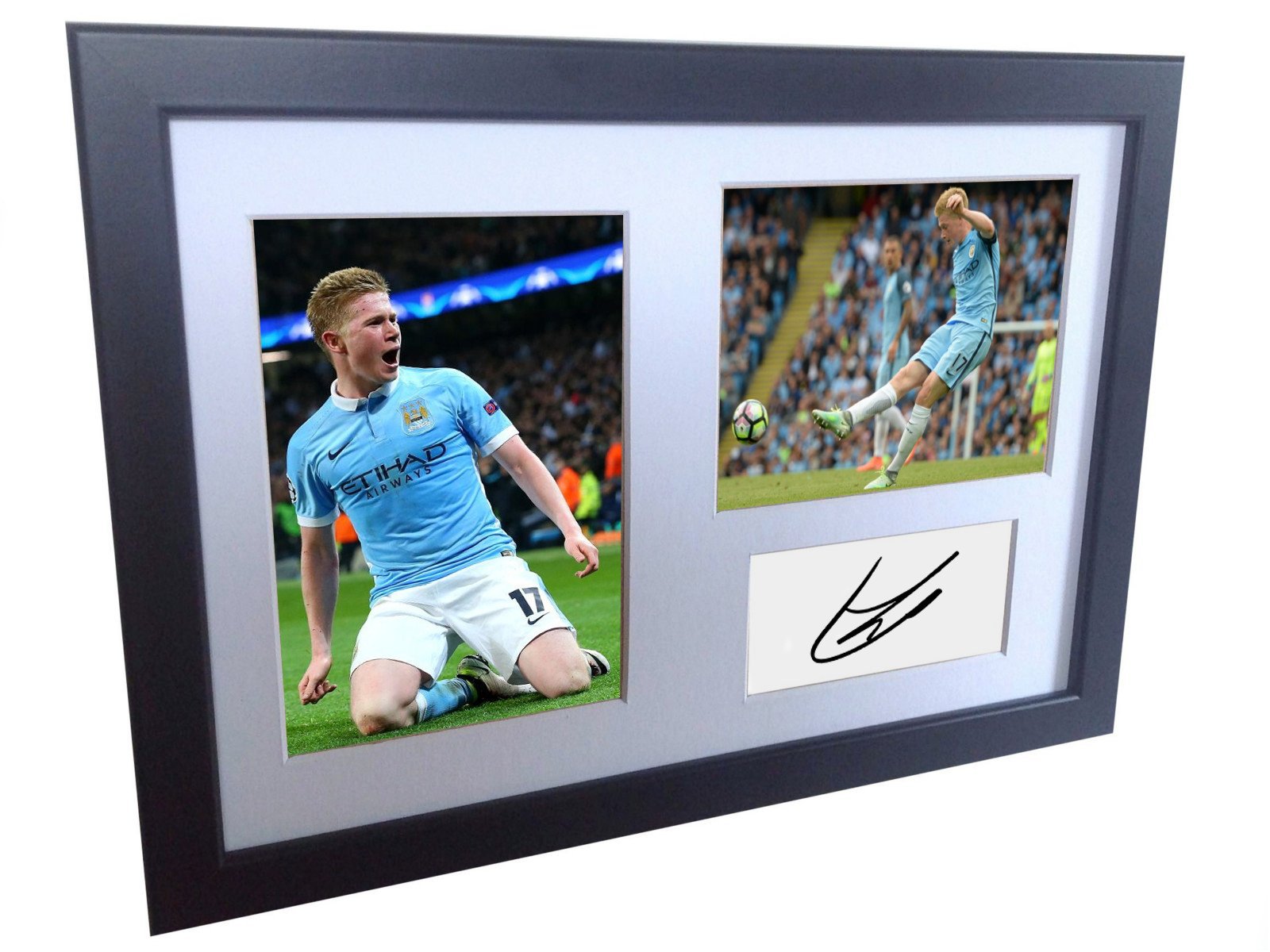 Kitbags & Lockers Signed Kevin De Bruyne Manchester City Autographed Photo Photograph Picture Frame Print A4