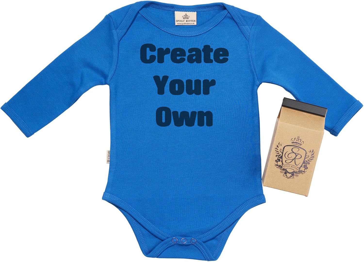 SR Gift Boxed Personalised Create Your Own Custom Baby Babygrow