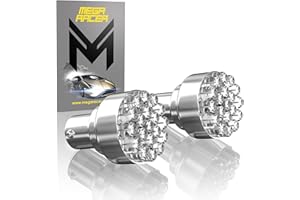 Mega Racer Motorcycle 1157 Ultra Blue LED 19 Chip BAY15D P21/5W Front Parking Light Bulb 2040 2057 2357 Scooter Chopper Moped Lamp