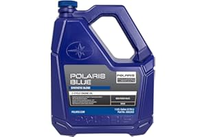 Polaris Blue Synthetic Blend 2-Cycle Oil, for Polaris 2-Stroke Snowmobiles, 2882202, 1 Gallon