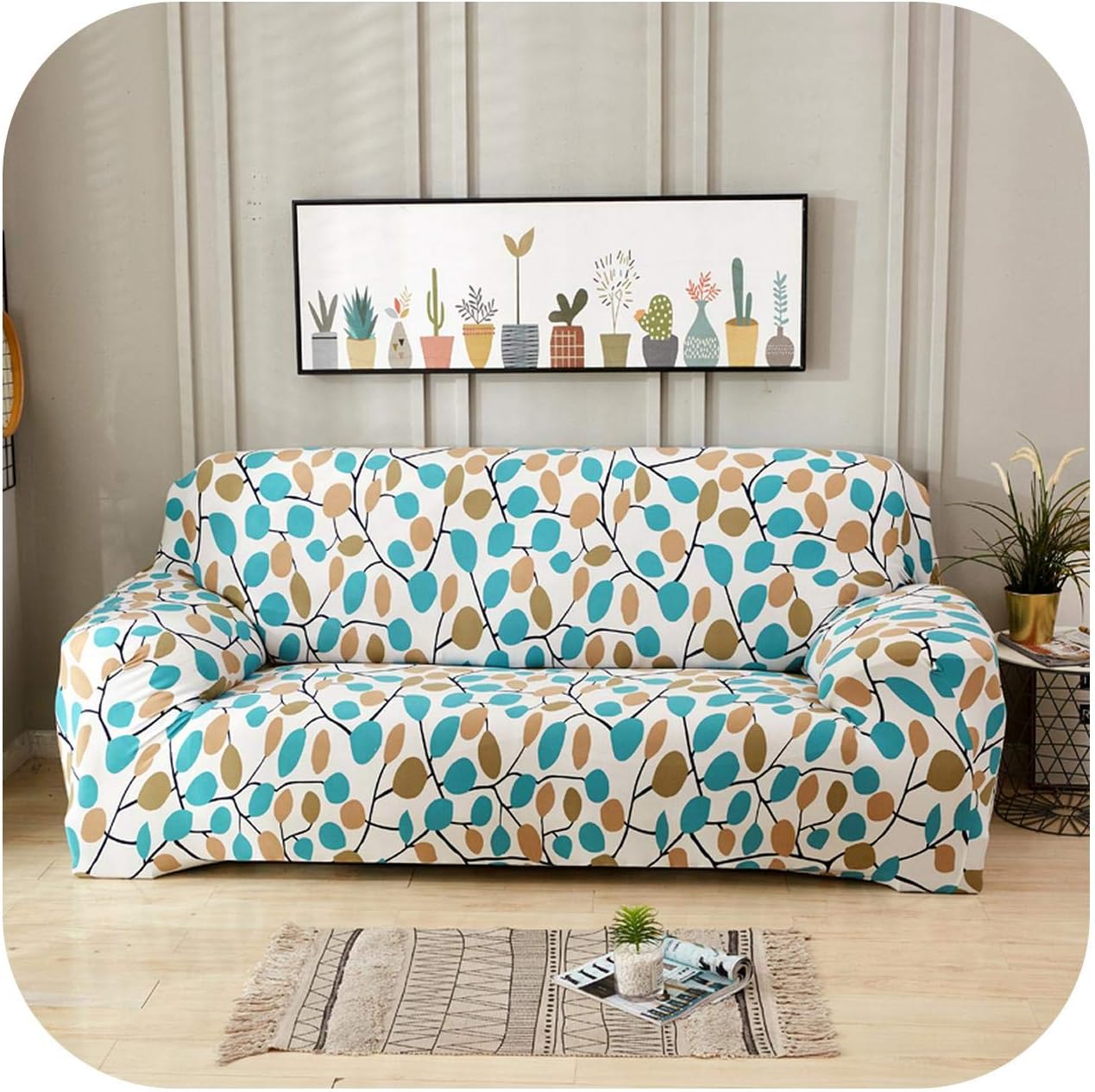 doublejune Elastic Sofa Covers for Living Room Sofa Towel