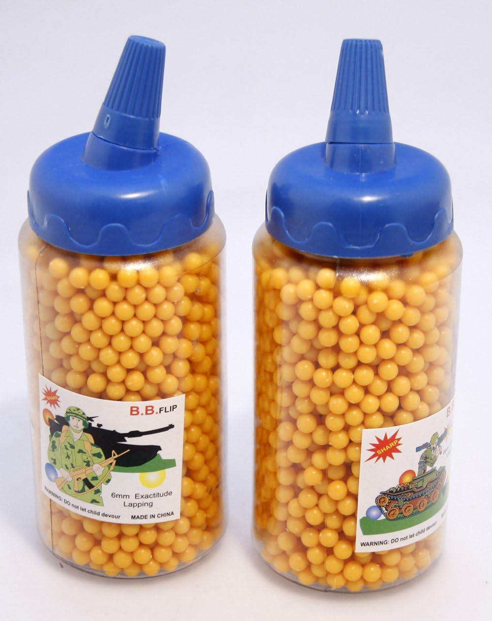 Absolut Hochwertige Gelbe Kugeln 4000 Stuck Plastik 6 Mm Munition In Praktischer Dosierflasche Fur S Amazon De Sport Freizeit