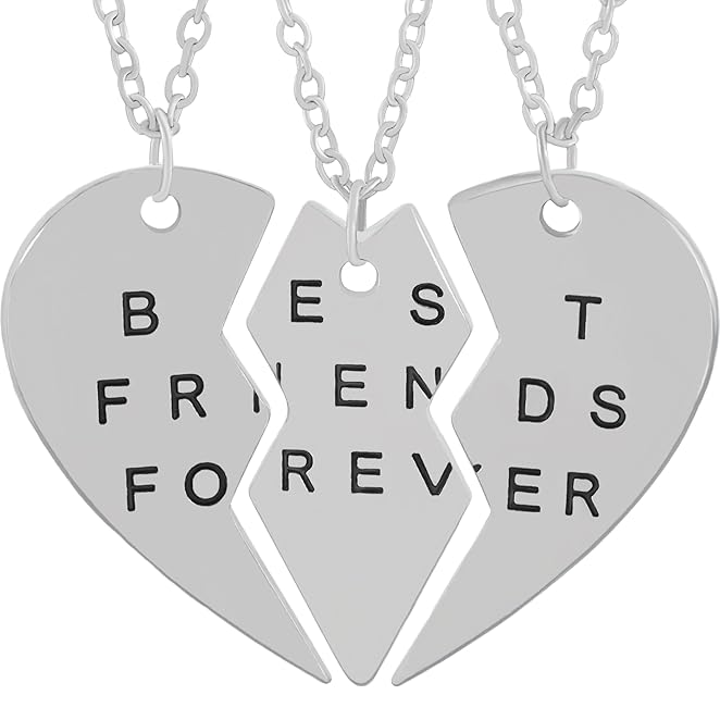 title=MESE London Best Friends Forever 3 Pezzi Collana Pendente In Argento Da