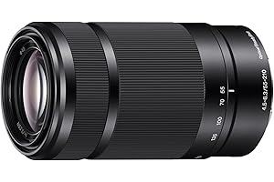 Sony E 55-210mm F4.5-6.3 Lens for Sony E-Mount Cameras (Black)