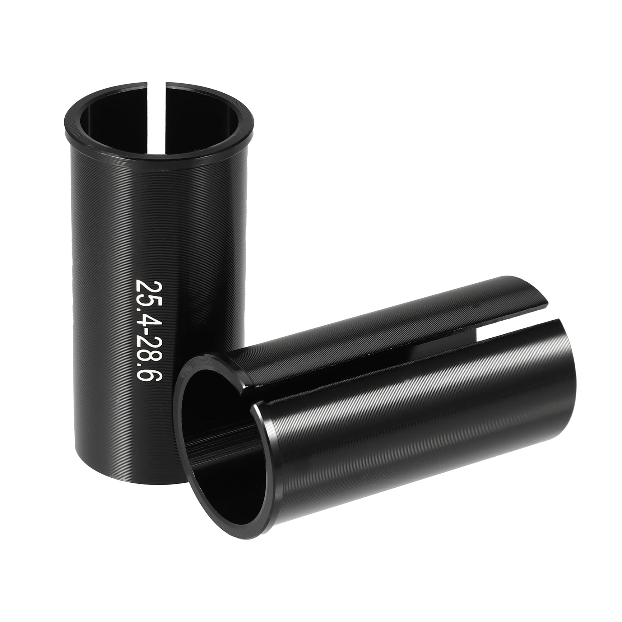 X AUTOHAUX 2 Pcs 25.4mm to 28.6mm Bike Seat Post Tube Adapter Reducing Sleeve