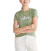 Aeropostale Women's Aero Short Sleeve Graphic Tee- Script