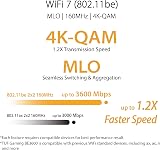 ASUS TUF Gaming BE3600 WiFi 7 Router 2.5Gbps Port Mesh Adaptive QoS view 2