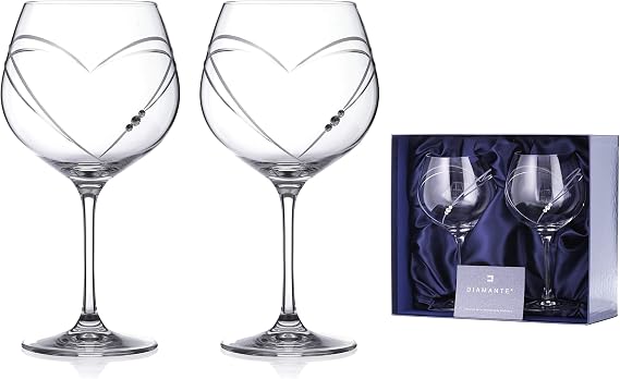 swarovski crystal gin glasses