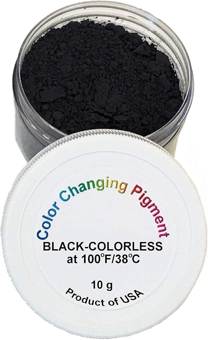 Temperature Activated Thermochromic Powder Pigment Black