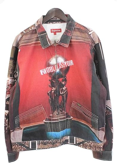 supreme the world is yours jacket