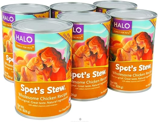 halo wet dog food