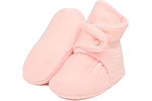 Ella Bonna Baby Booties Organic Cotton Muslin Newborn Baby Slippers Baby Boy Booties, Infant Girl Booties, 6-12 months, 0-6 Months, 12-18 Months, 0-3 Months, 18-24 Months, Toddler Shoes