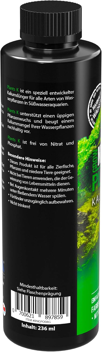 MICROBE-LIFT Plants K - Liquid Potassium Fertiliser for Aquarium Plants Highly Concentrated 236ml - Image 5