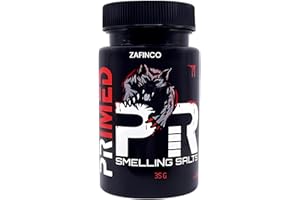 ZAFINCO Prime-Smelling Salts I Strong Powerlifting Ammo*nia in*halant for Athletes -Long Lasting Powerful Instant sti-mulant for Sportsmen, weightlifters, Hockey, Football Players