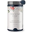 Country Chic All-in-One Chalk Paint for Furniture, Cabinets, Home Decor, Eco-Friendly, Matte Finish, Built-In Primer & Top Coat for Wood, Metal - Peacoat (Navy Blue) - Quart 32 oz (950 ml)