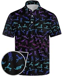 Funny Golf Shirts for Men Crazy Funny Golf Polo