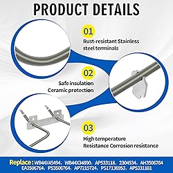 WB44T10060 Electric Range Oven Bake Element