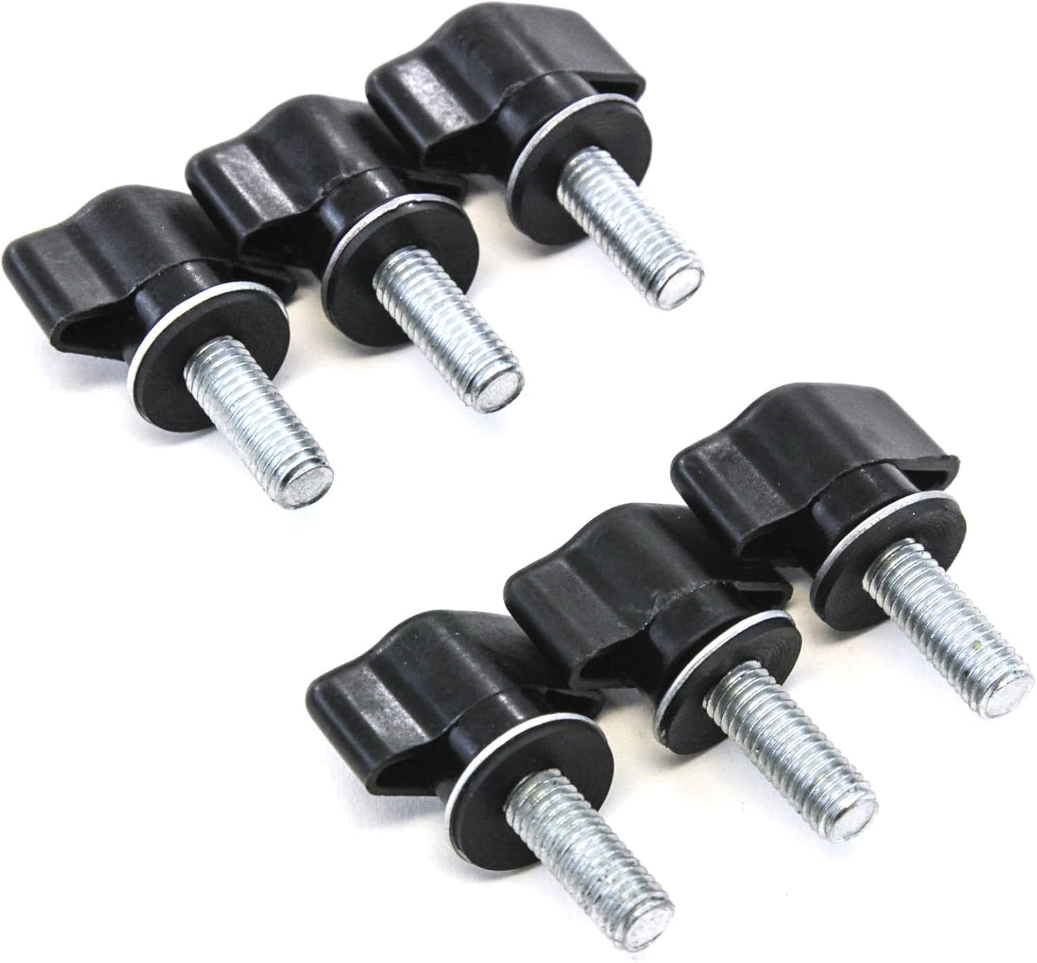 Red Hound Auto 6 Quick Removal Screws Hardware for 2007-2018 Compatible with Jeep Wrangler JK Hard Top Quick Release Fastener Kit for HardTop