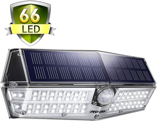 Solarleuchte Aussen Mpow 66 Led Solarlampen Fur Aussen Ip67 Wasserdicht 120 Weitwinkel Bewegungssensor Solarleuchte Mit Bewegungsmelder Superhell Solarlicht Fur Garten Garage Balkon Hof Amazon De Garten