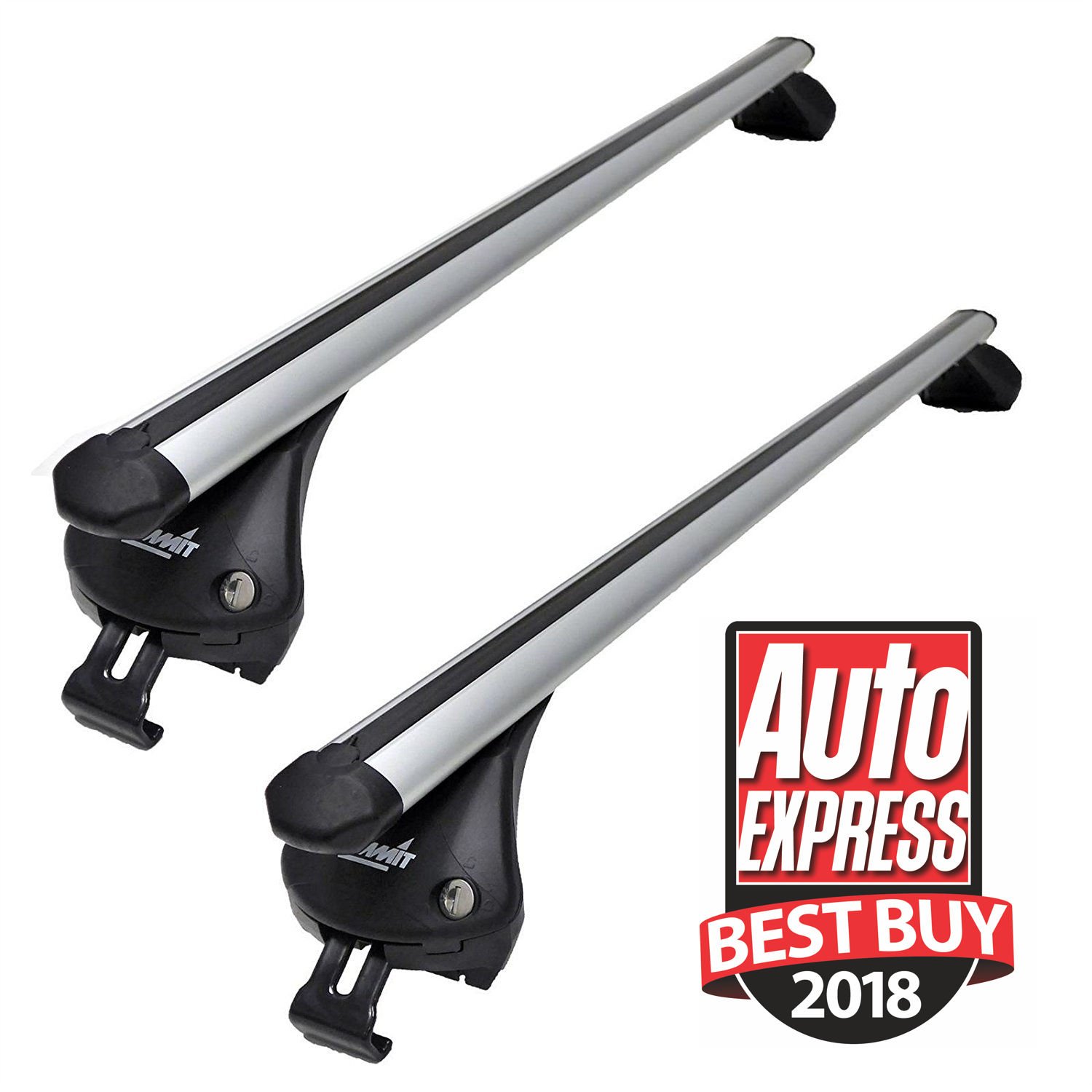 Summit SUP957 Premium Bar in Aluminium Pair of. for Cars with