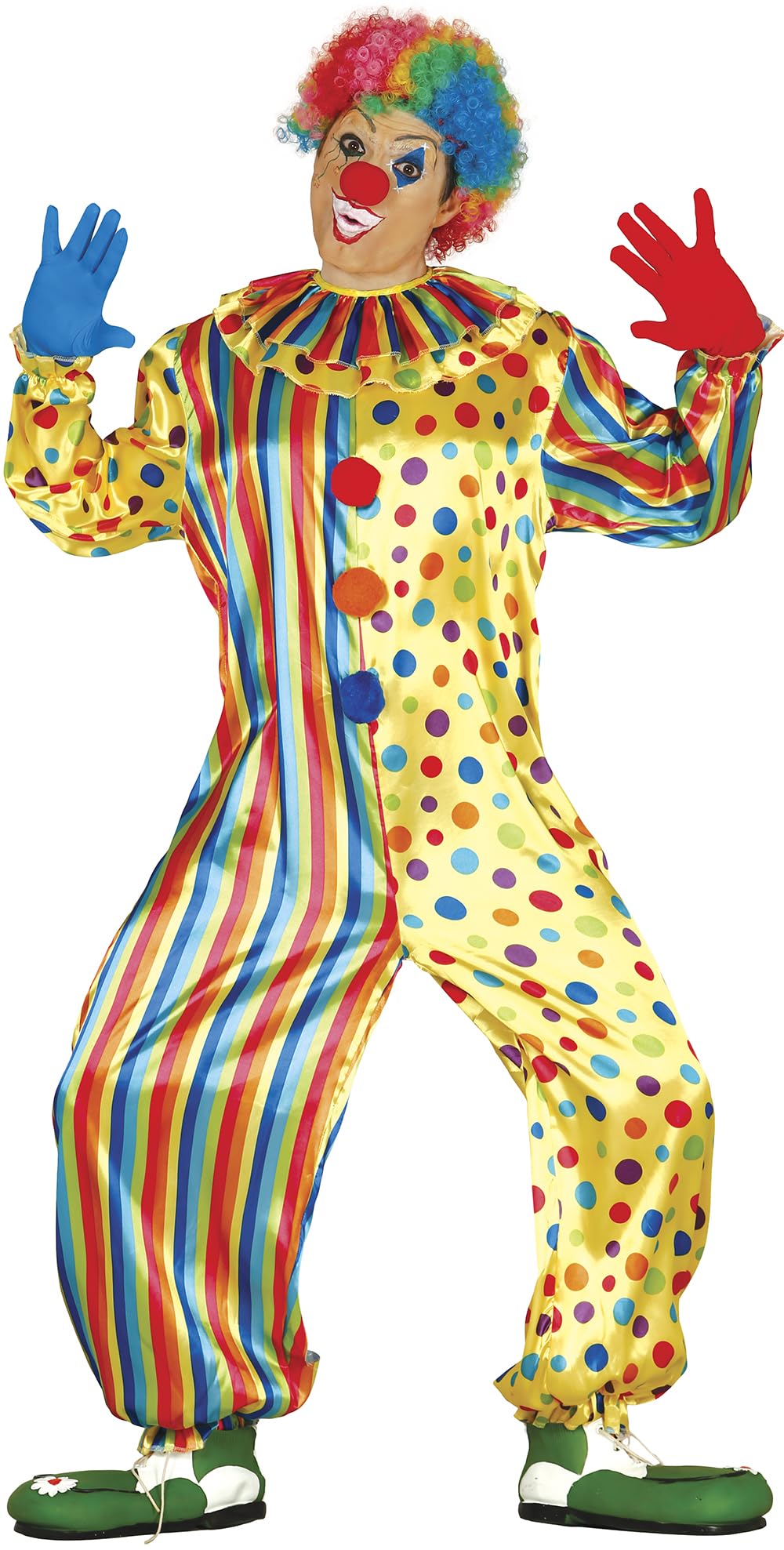 Guirca 84362 Clown Costume Size L Multi-Coloured One Size
