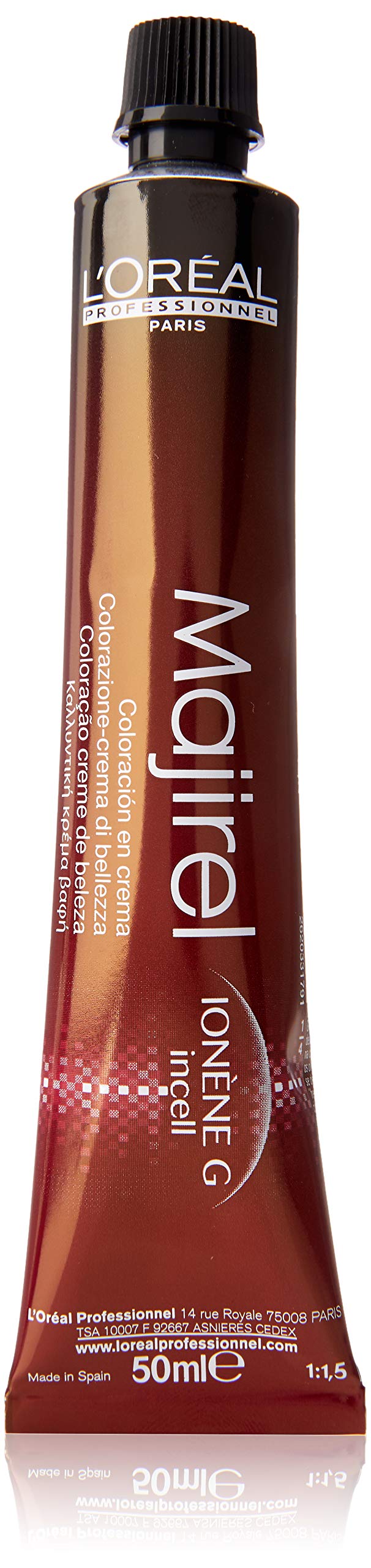 L'Oreal Professional Majirel Hair Color, No.7.12 Iridescent Ash Blonde