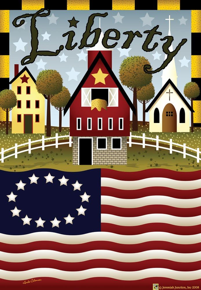Jeremiah Junction Garden Flag - Liberty Farm