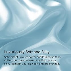 BEDELITE Satin Sheets Twin XL Size Bed Set, Luxury
