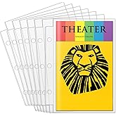 Page Protectors for Broadway Play Program and Theater Programs, 50 Sheet Protectors, Fit 5.5 x 8.5 Programs from Mid 1980s to Modern, Binder Sleeves